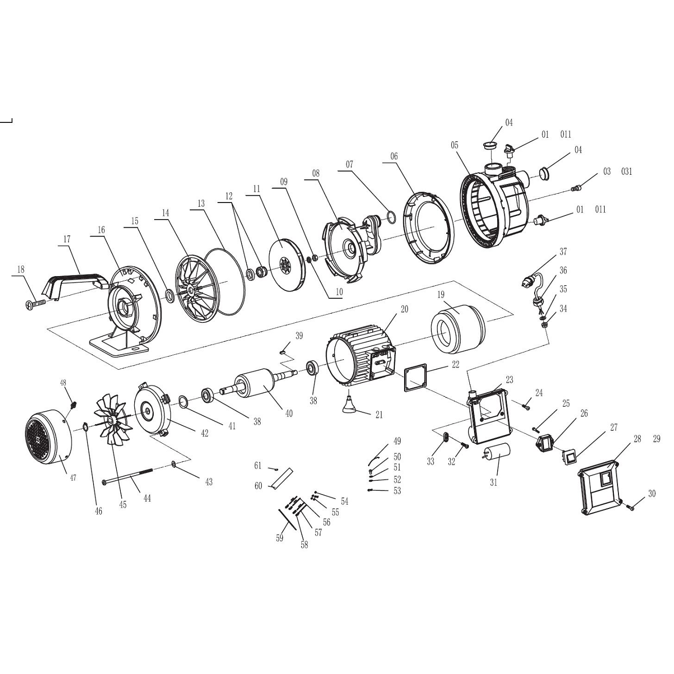 Насос поверхностный, центробежный НПЦ-Т3-1100