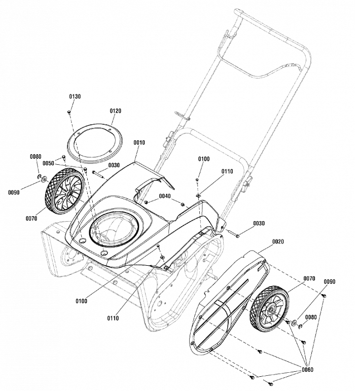 5 КОЛЕСА СНЕГОУБОРЩИК CHAMPION ST655BS дистанционное управление желобом
