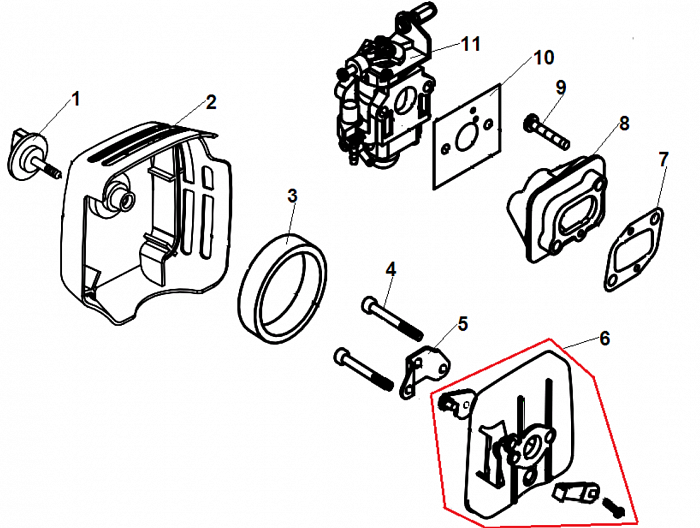 3 КАРБЮРАТОР - ФИЛЬТР ТРИММЕР CHAMPION Т446