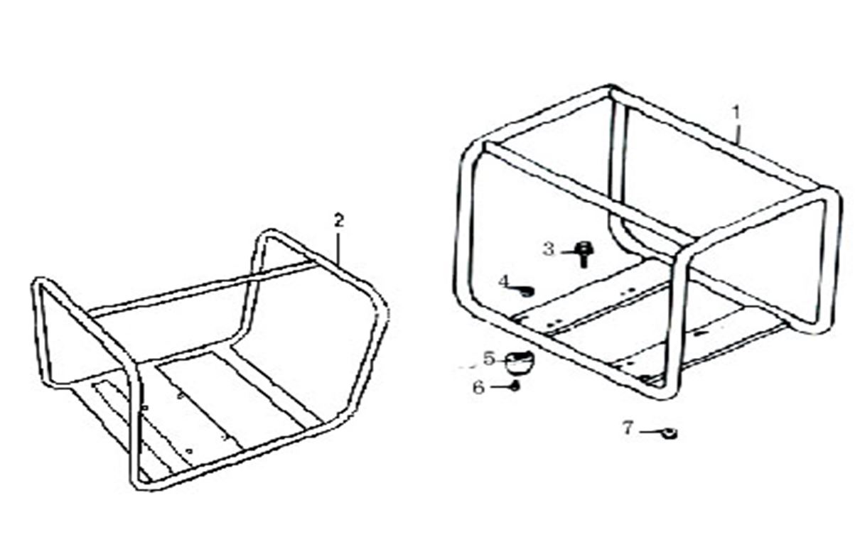 ЗАПЧАСТИ ДЛЯ МОТОПОМПЫ БЕНЗИНОВОЙ ELITECH МБ 500 Д 50 В (РАМА)