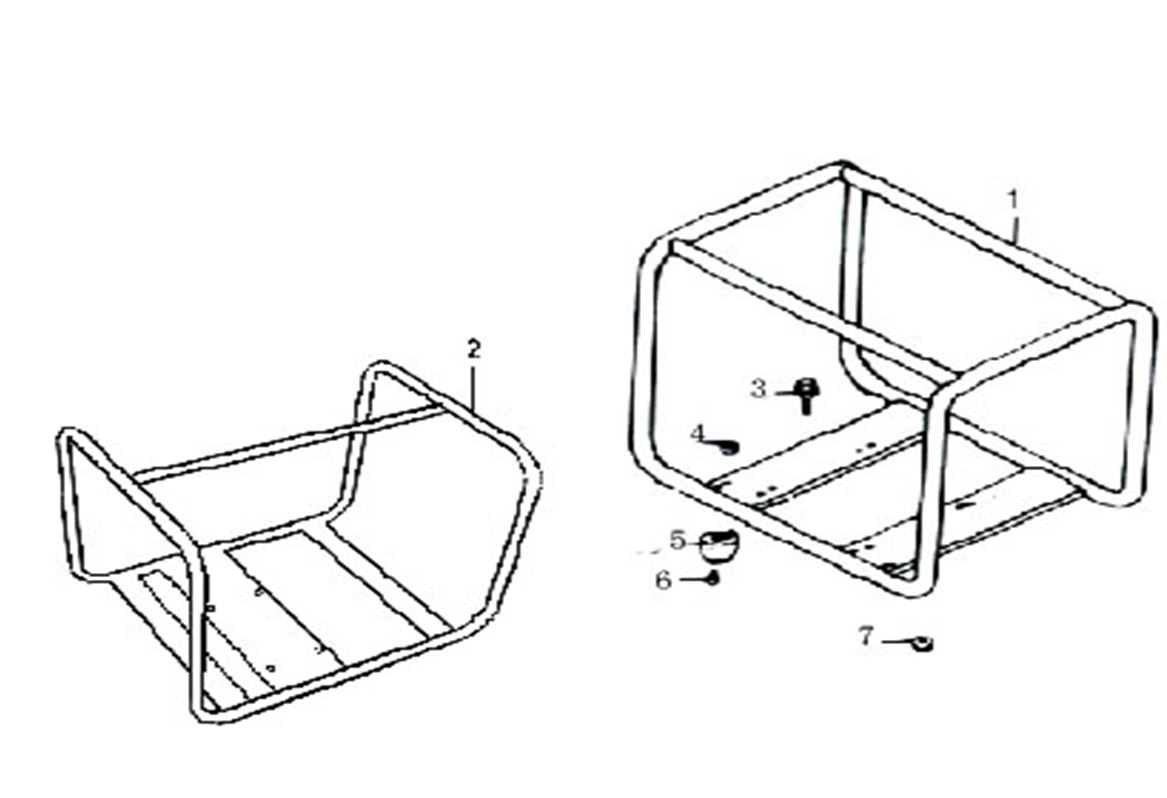 ЗАПЧАСТИ ДЛЯ МОТОПОМПЫ БЕНЗИНОВОЙ ELITECH МБ 500 Д 50 (РАМА)