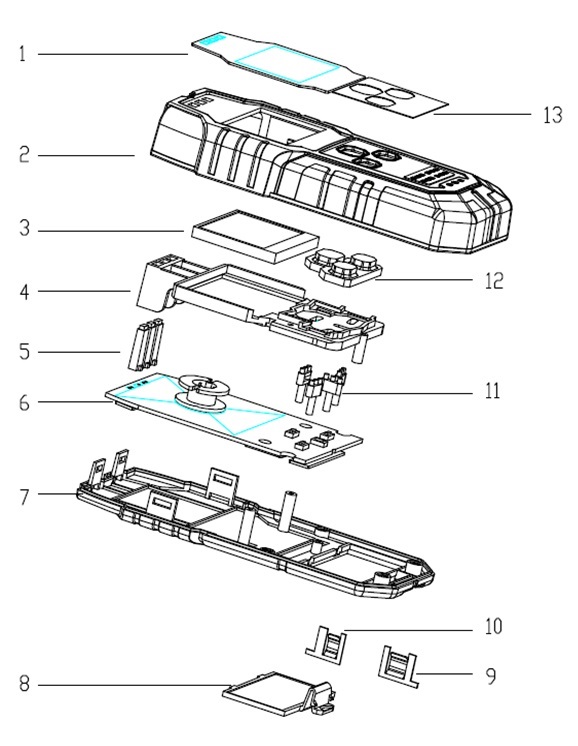 ЗАПЧАСТИ ДЛЯ ДЕТЕКТОРА ELITECH Д 80 (2019 ГОД)
