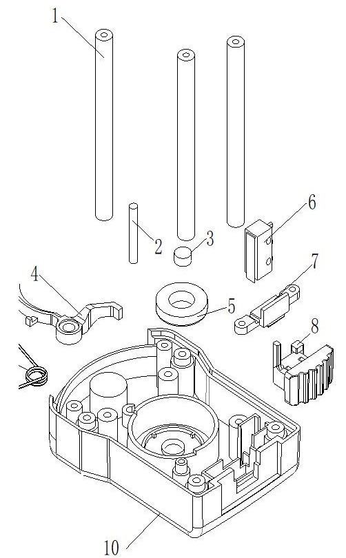 ЗАПЧАСТИ ДЛЯ НИВЕЛИРА ЛАЗЕРНОГО ELITECH ЛН 5 (ОСНОВАНИЕ КОРПУСА)