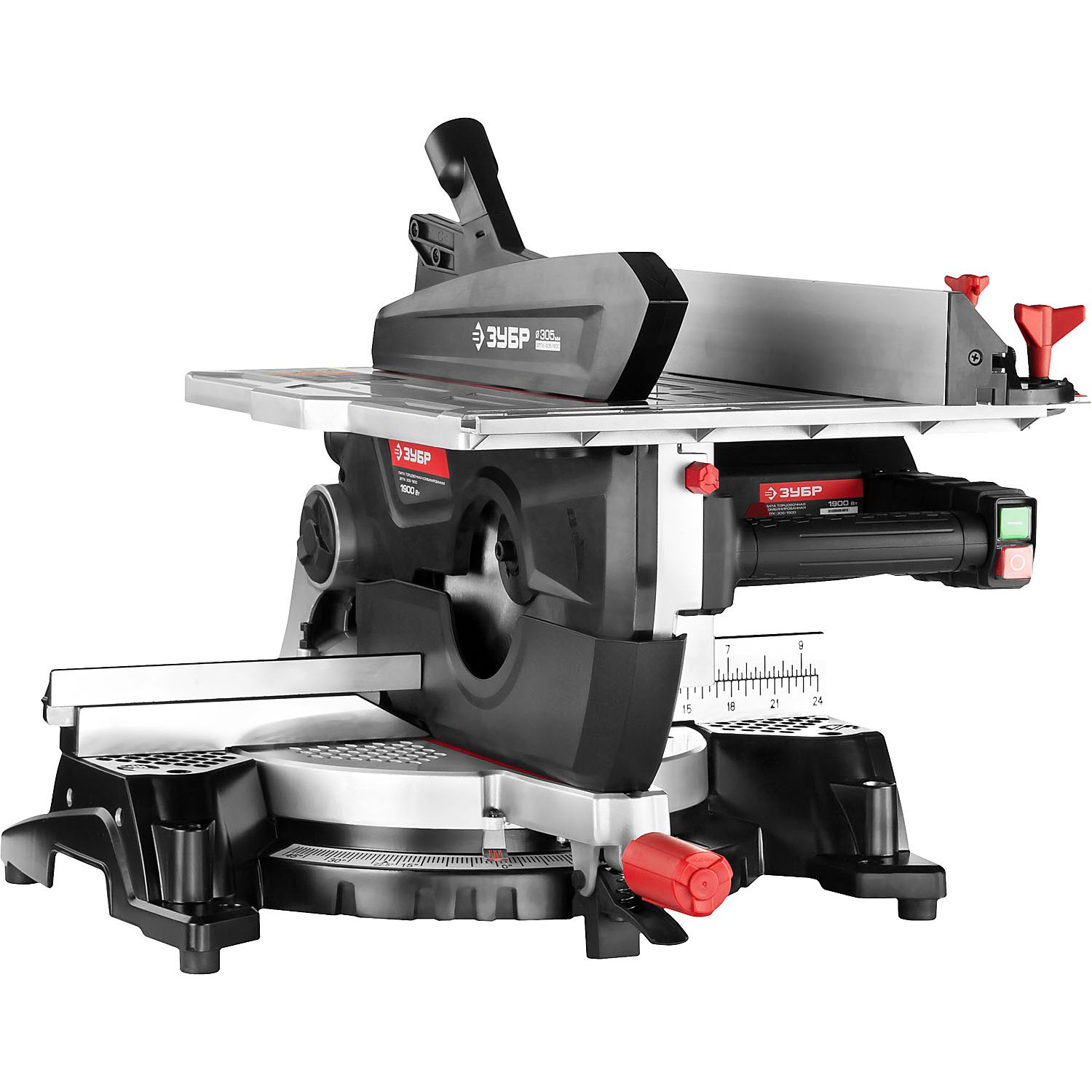 Пила торцовочная комбинированная ЗПТК-305-1900