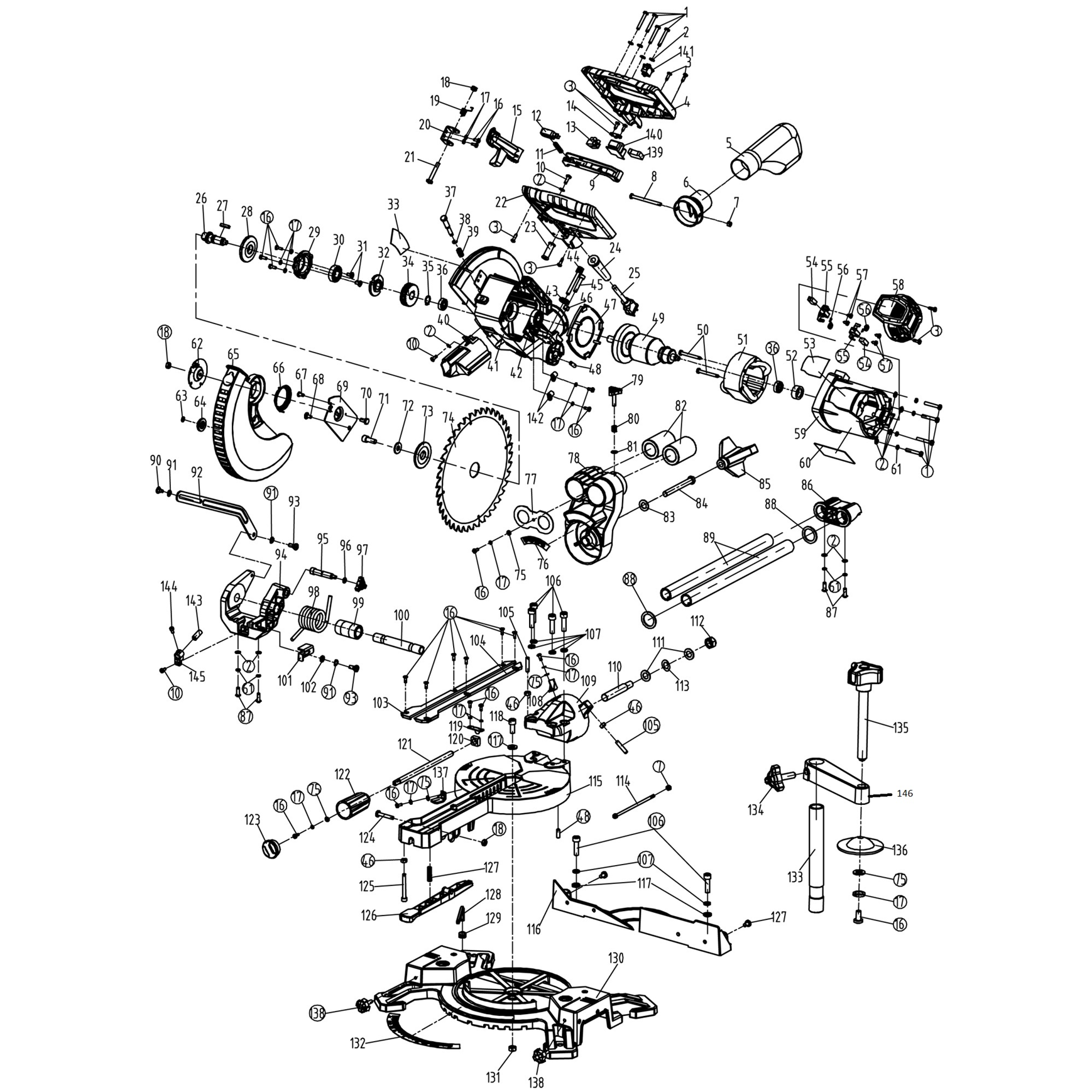 Пила торцовочная с протяжкой ЗПТ-255-1800 ПЛ