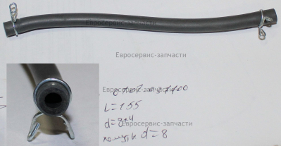 Трубка топливная D.4х8х90 мм
