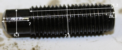 Винт регулировочный