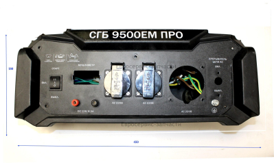 Панель управления в сборе