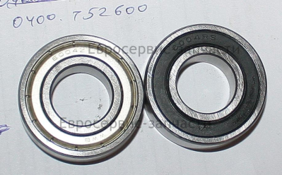 Подшипник шариковый 6004-Z 20х42х12 мм