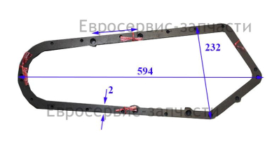 Прокладка корпуса редуктора