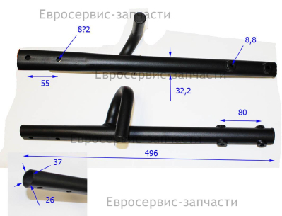 Штанга рукоятки