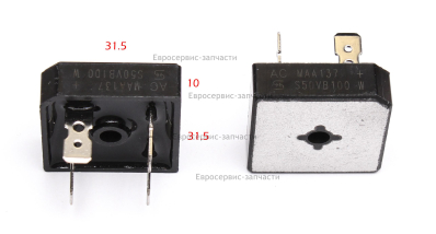 Мост диодный S50VB100, 50А, 1000В. АИС 180Д E1703.007.00. СМ. 0600.157600 0600.128650 0603.011800
