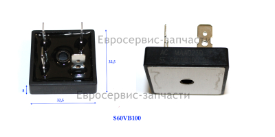 Мост выпрямительный ML-DSL-200-003 АИС200Д E1703.008.00.