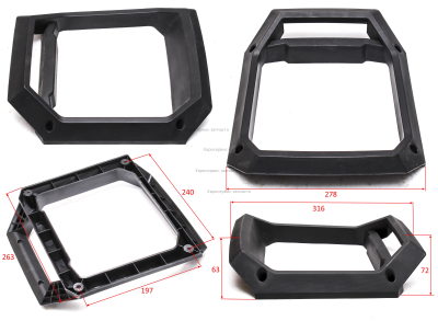 Панель передняя пластиковая (верх). ML-MIG-300PN-009. АИС 300ПТ Pulse. СМ.0601.167650