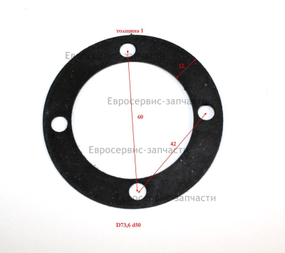 Прокладка цилиндра. GP-VFL-100L -017. КПМ 360/100 2019
