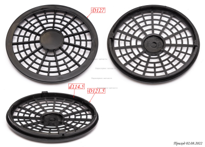 Решетка вентилятора  OWW-24/50/100-32  КПБ 180/24М