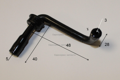 Трубка масляная входная. HJ-36-LJ-005. Е1611.001.00