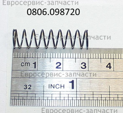 Пружина O7.5x29.6mm B720023 ЭТ800 2017