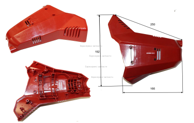 Корпус, левая часть. HJ36-4GCJ-006. МПСА 36БЛ E1602.001.00