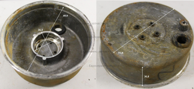 Крышка эл. двигателя задняя
