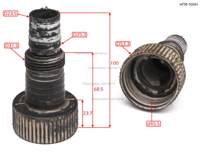 Штуцер выходной