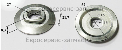 Шайба фланцевая диска наружная. JA-72558E-083. СР 1825Р