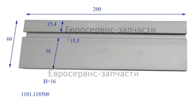 Направляющая упора углового