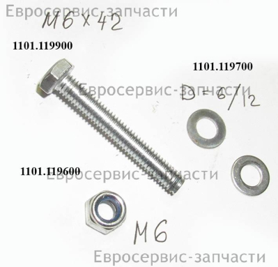 Гайка стопорная M6