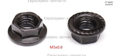 Гайка шестигранная фланцевая