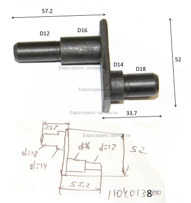 Вал кулачковый СВ270, КИТ-ИЙ: ZJ4116QA055