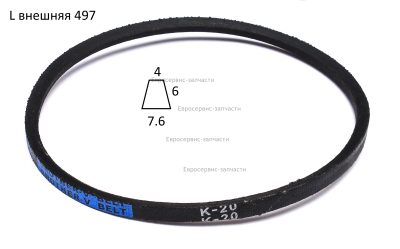 Ремень К 20. 1.07.13.141. СТС 5525ПЛ