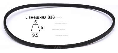 Ремень Z 787. 1.07.13.168. СТС 5525ВПЛ