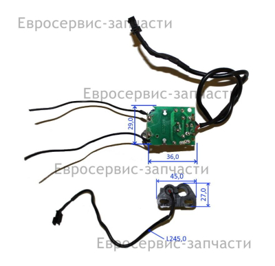 Головка лазерная в сборе с корп, трансф, и коннектором. ПТ 1825К. ПТ 2030К
