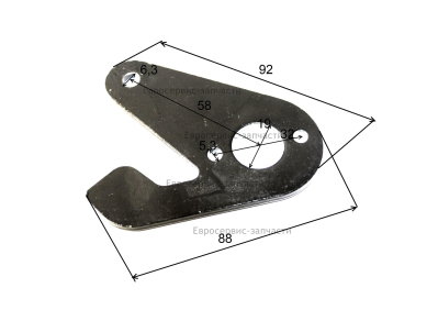 Пластина опорная