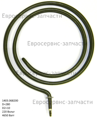 ТЭН круглый ТВ-15/22ст-05.00СБ 220В, 4,65кВт