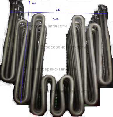 ТЭН змейка, 5кВт, 220В. ТВ 30ЕТ 2018+