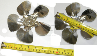 Крыльчатка вентилятора АО 172-34/~31°: ТП10ГБ.ТП15ГБ.ТП20ГБ.