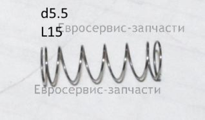 Пружина фильтра воздушного, L15, D5.5. ТП 14-63Д. СМ.1403.024900
