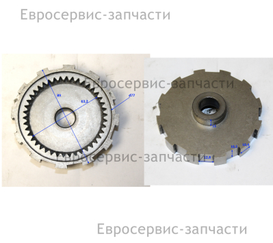 Муфта дифференциала 2-4