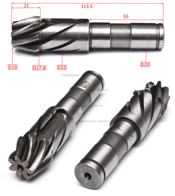 Вал ведомый, L113.5. КБ 700