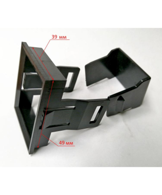 Крепление 2-х полюсного автомата