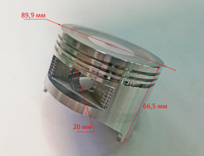Поршень (для колец 1,8мм) для MPD-100(36) KEM,DY8000L/LX, DY6500L LBN,МК-15000,17000(3) MEI