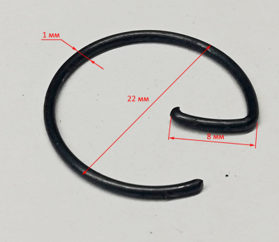 Стопорное кольцо внутреннее d=22 мм, h=1мм для DY5000L/LX-9500L/LX-3,МК-13000,15000,17000(2) MEI