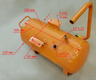 Ресивер для КМП-230/24, КМП-260/24(42) LSD, JST