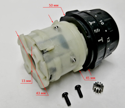 Редуктор в сборе (с блокировкой) с ударным механизмом  для ДА-18(24)-2ЛКУ(3-40) Ресанта DCG
