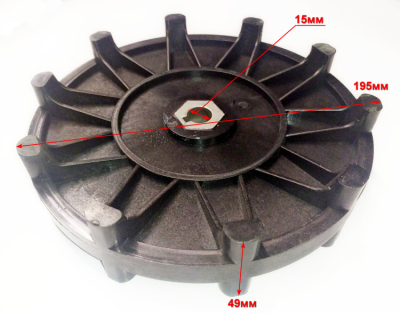 Колесо гусеницы направляющее для SGC6000CD, SGC11000CD(262) ZMD 61/66/1288