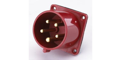 Вилка силовая встраиваемая CEE-625 32А 400В 3P+E+N