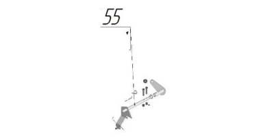 Вилка привода сцепления в сборе V3