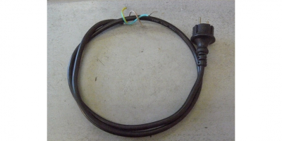 Шнур сетевой резин. 3х1,0мм 1,5м #F