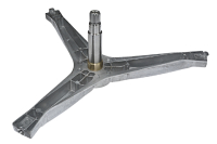 Крестовина барабана стиральной машины Samsung, лучи 24,5 см, вал 13,5 см, d - 30 мм, крепление под болт, DC97-14370E, DC97-14370H, латунная втулка